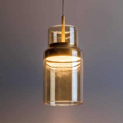 Rabalux - LED Lustr na lanku LED/10W/230V 3000K zlatá