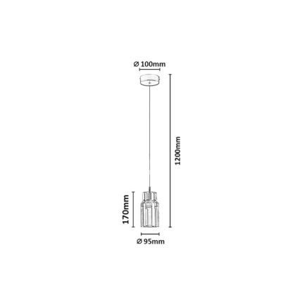 Rabalux - LED Lustr na lanku LED/10W/230V 3000K zlatá