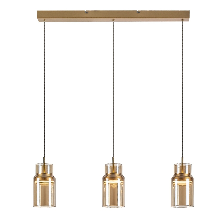 Rabalux - LED Lustr na lanku LED/27W/230V 3000K zlatá