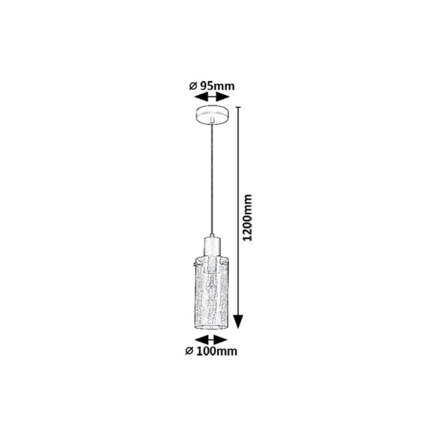 Rabalux - Lustr na lanku 1xE27/60W/230V