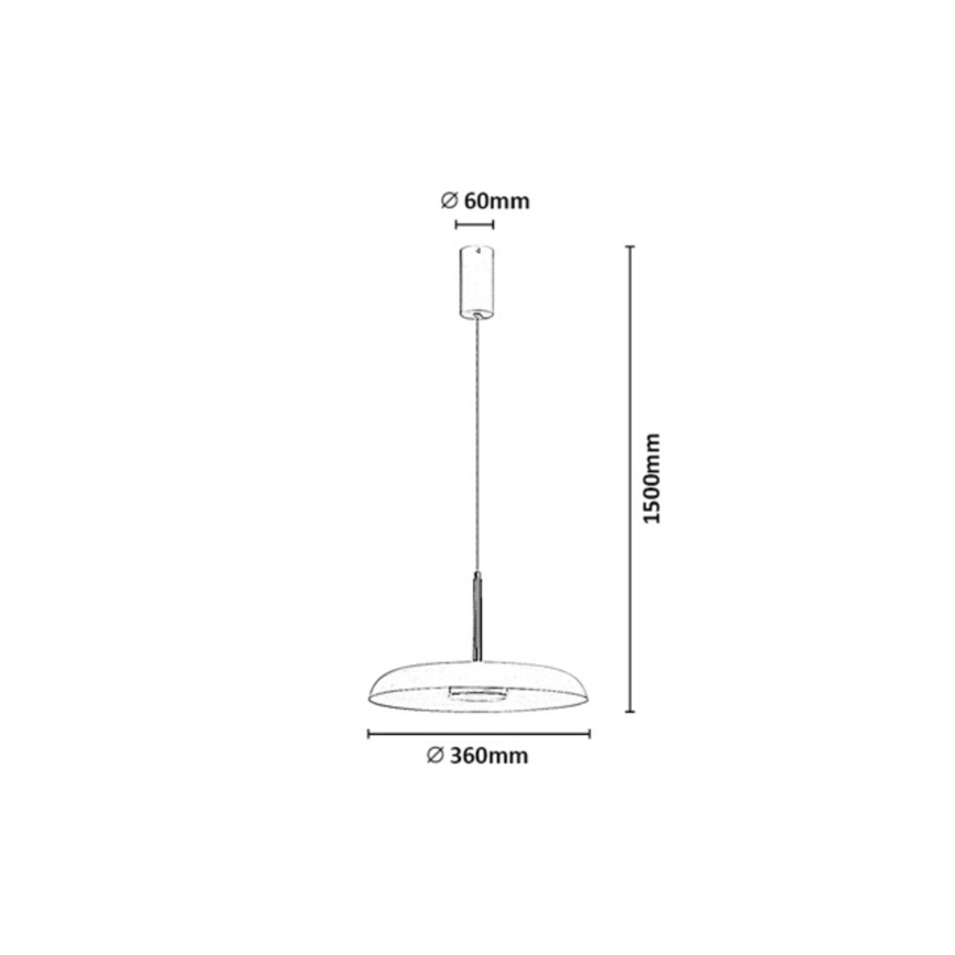 Rabalux - LED Lustr na lanku LED/18W/230V 3000K bílá