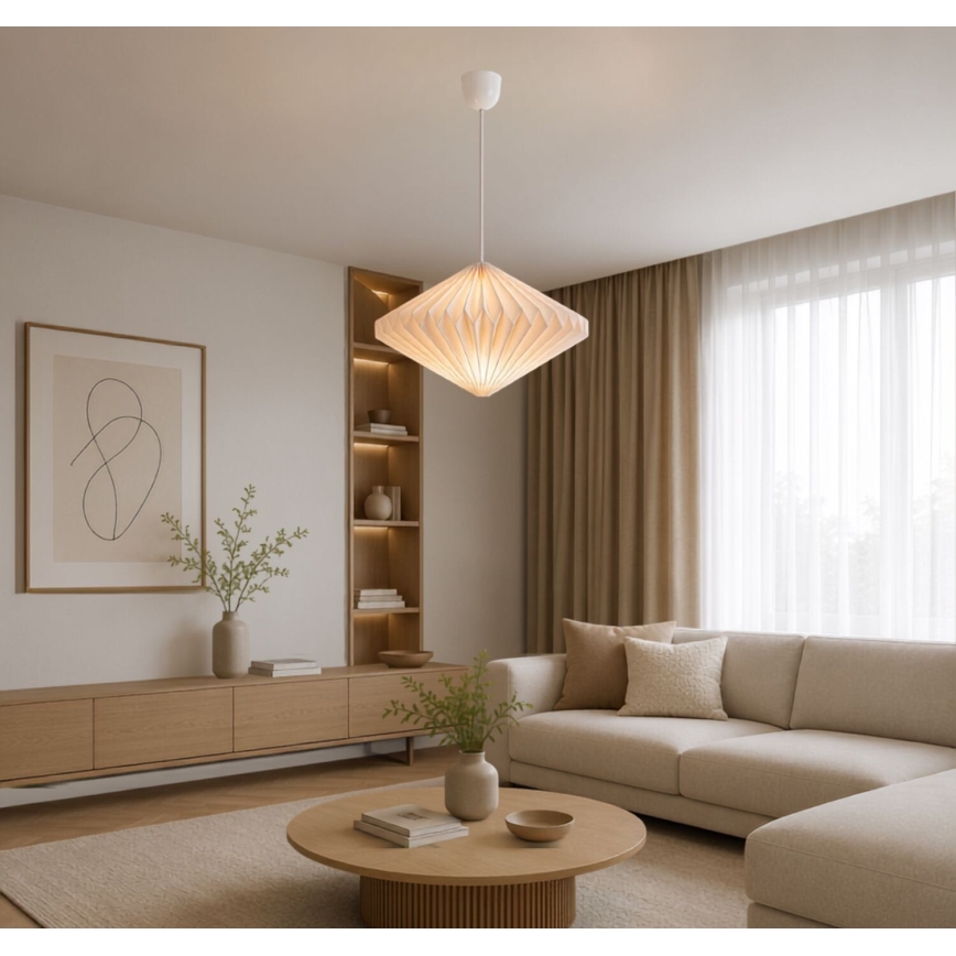 Rabalux - Stínidlo k lustru max. 40W pr. 40 cm bílá