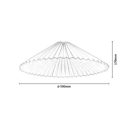 Rabalux - Stínidlo k lustru max. 40W pr. 59 cm bílá