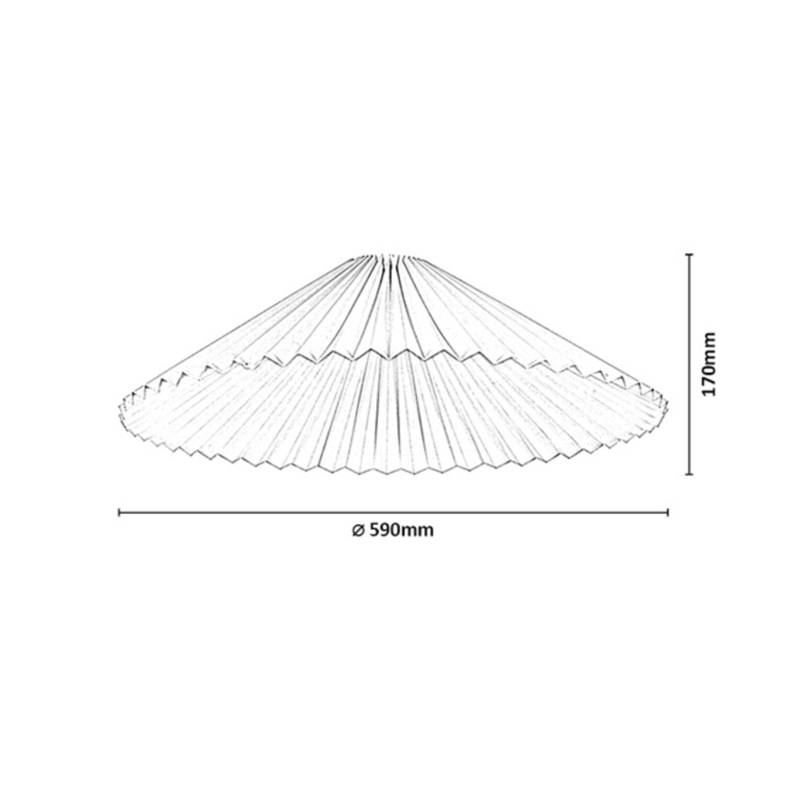 Rabalux - Stínidlo k lustru max. 40W pr. 59 cm bílá