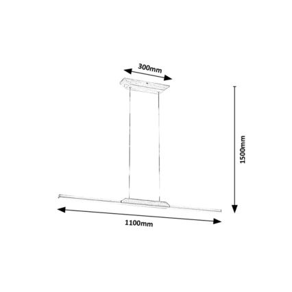 Rabalux - LED Lustr na lanku LED/26W/230V 4000K buk