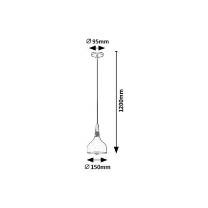 Rabalux - Lustr na lanku 1xE27/40W/230V