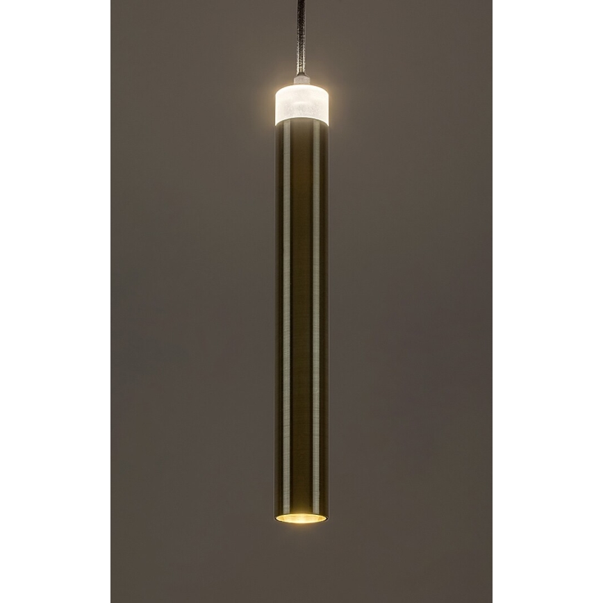 Rabalux - LED Lustr na lanku LED/10W/230V 4000K černá/zlatá
