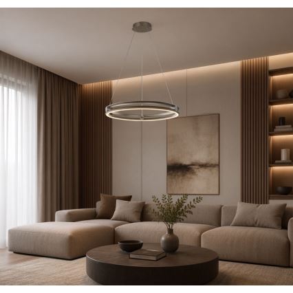 Rabalux - LED Stmívatelný lustr na lanku LED/60W/230V 3000-6500K šedá + dálkové ovládání