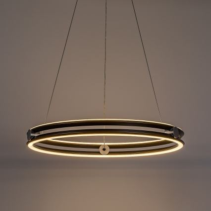 Rabalux - LED Stmívatelný lustr na lanku LED/60W/230V 3000-6500K šedá + dálkové ovládání
