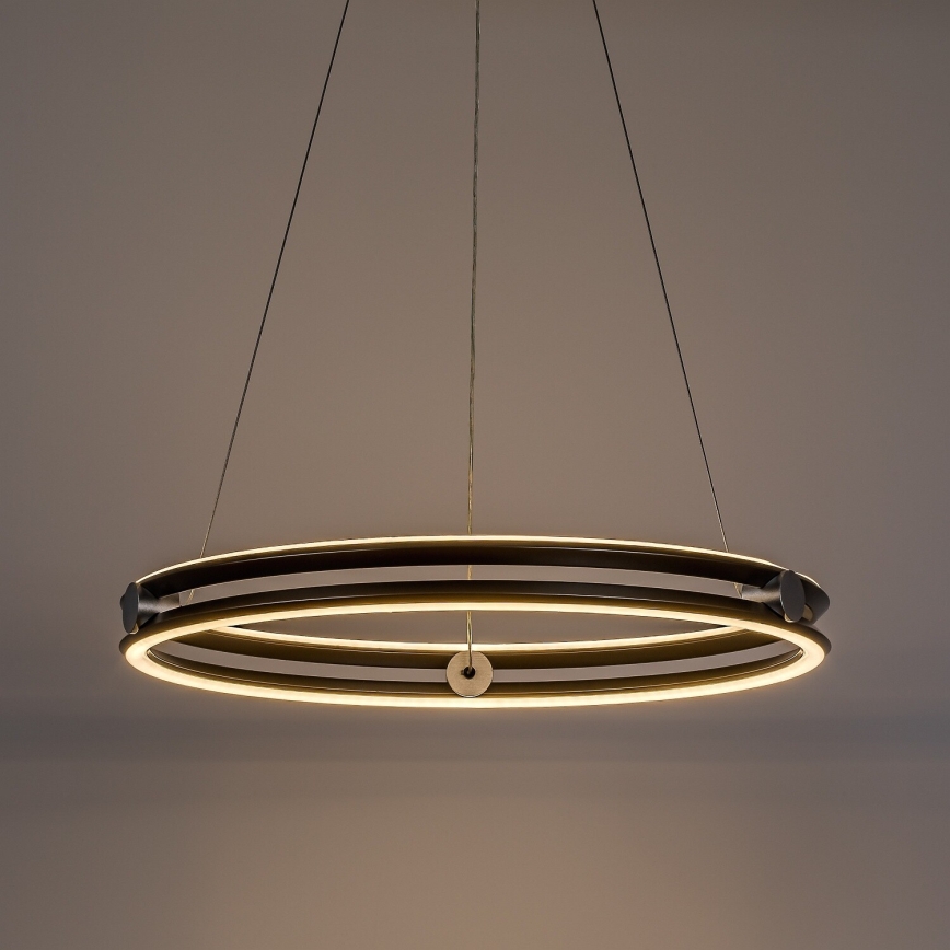 Rabalux - LED Stmívatelný lustr na lanku LED/60W/230V 3000-6500K šedá + dálkové ovládání