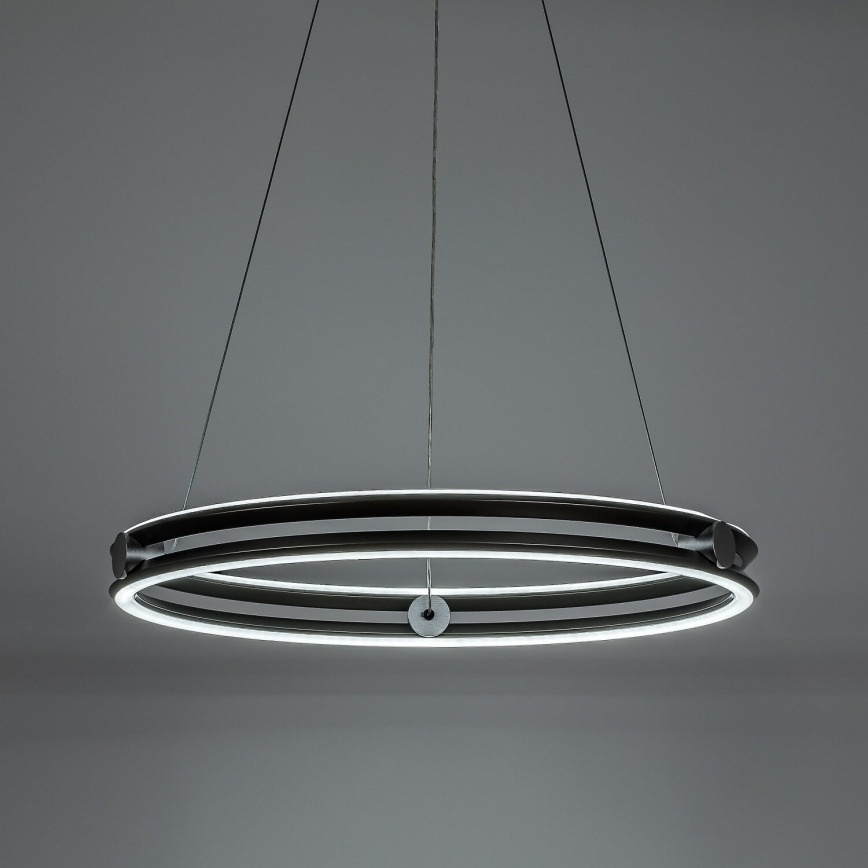 Rabalux - LED Stmívatelný lustr na lanku LED/60W/230V 3000-6500K šedá + dálkové ovládání