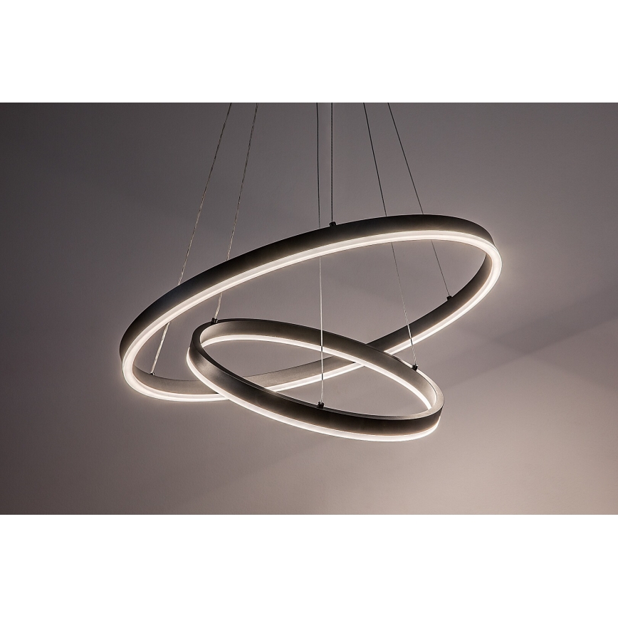 Rabalux - LED Stmívatelný lustr na lanku LED/80W/230V 3000-6500K + dálkové ovládání