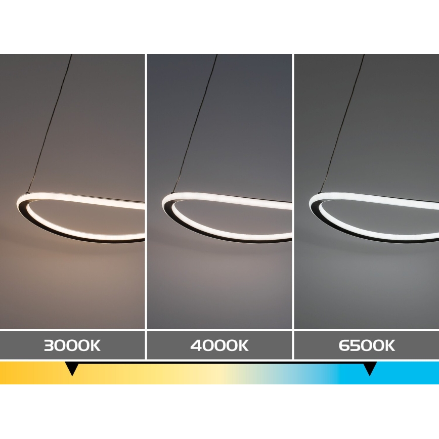 Rabalux - LED Stmívatelný lustr na lanku LED/45W/230V 3000-6500K + dálkové ovládání