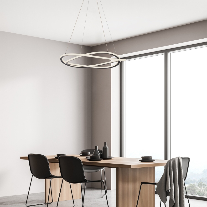 Rabalux - LED Stmívatelný lustr na lanku LED/75W/230V 3000-6500K + dálkové ovládání