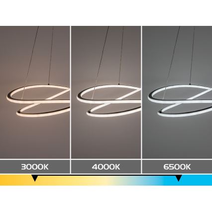 Rabalux - LED Stmívatelný lustr na lanku LED/75W/230V 3000-6500K + dálkové ovládání