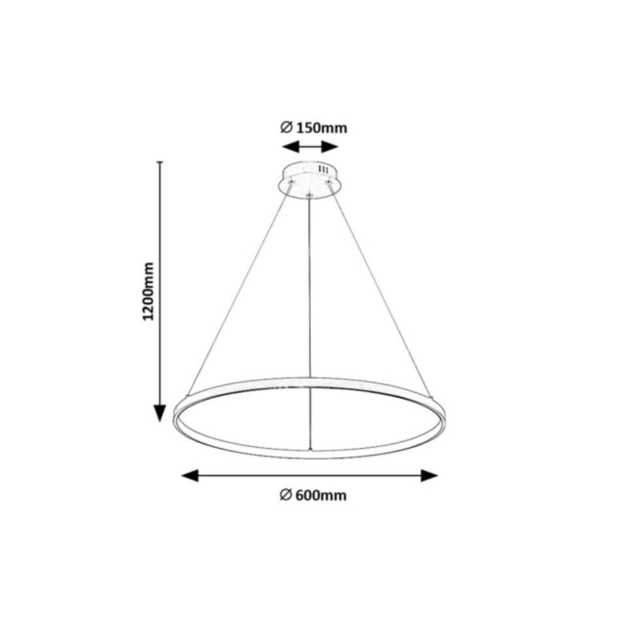 Rabalux - LED Lustr na lanku LED/55W/230V 3000K