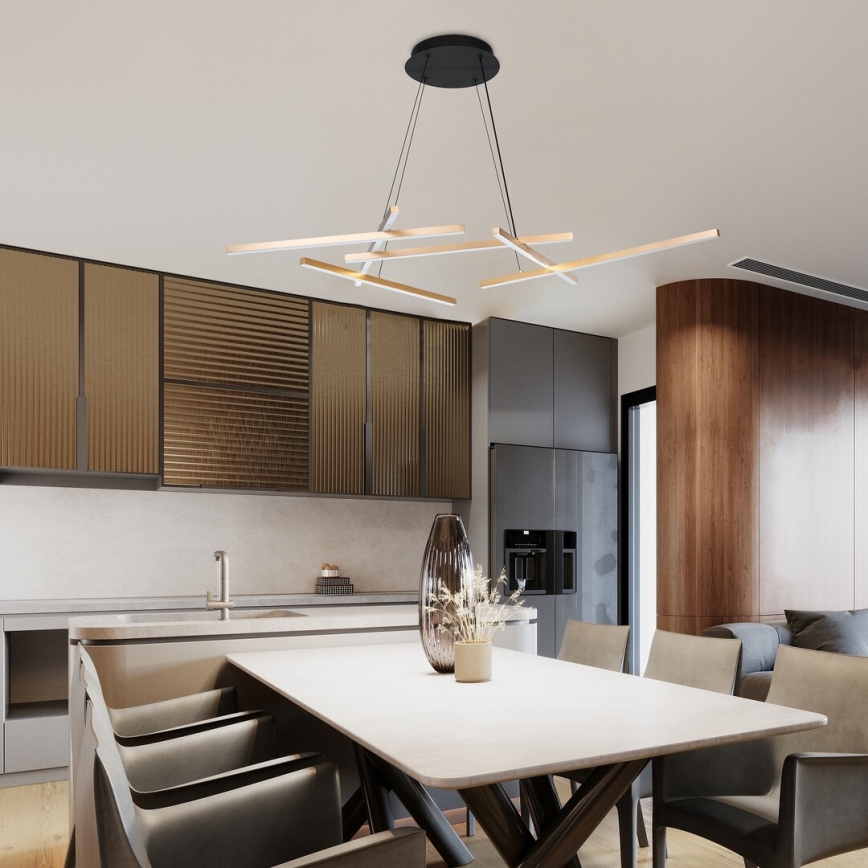 Rabalux - LED Stmívatelný lustr na lanku LED/40W/230V 3000-6500K + dálkové ovládání