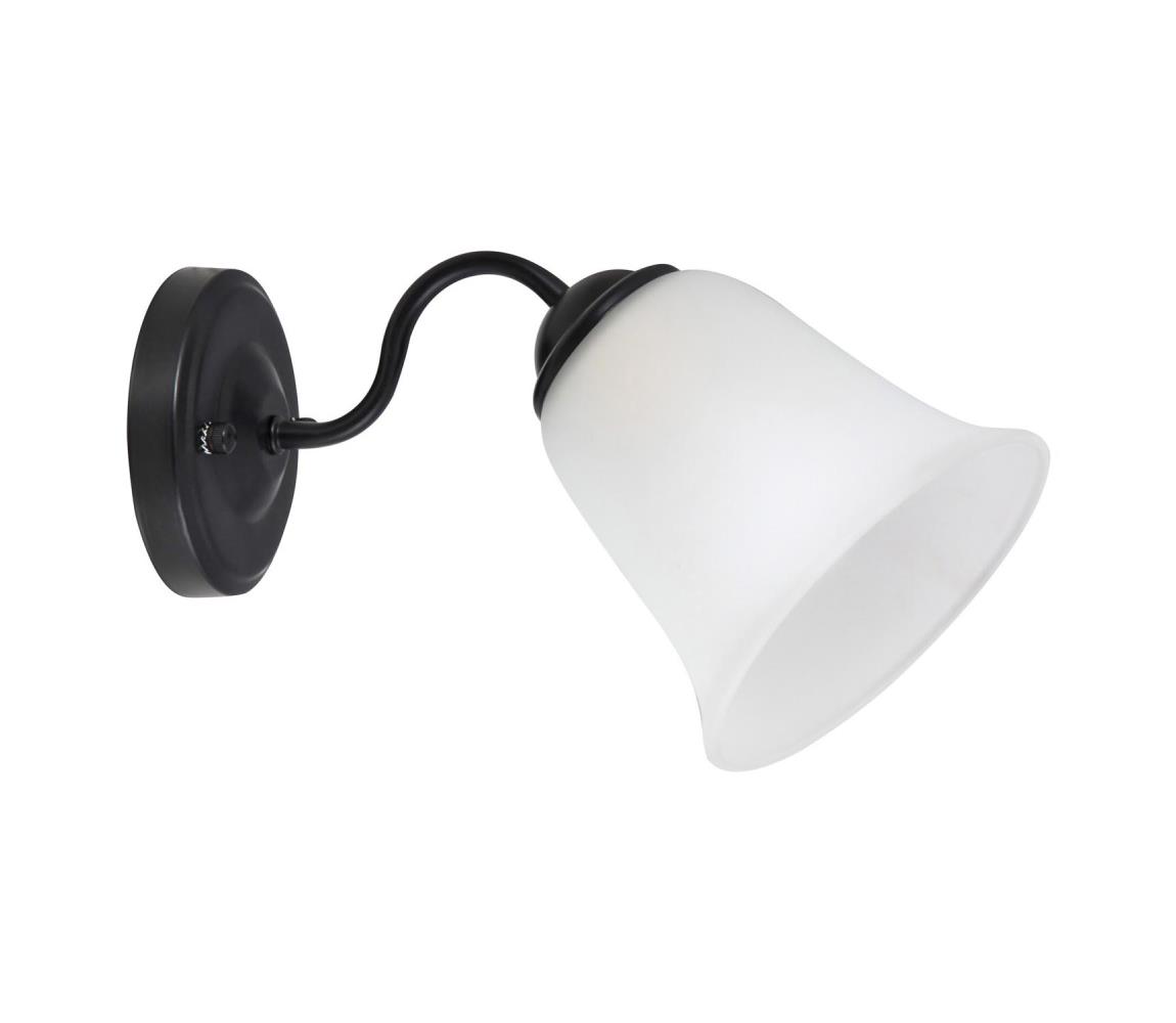 Rabalux Rabalux 7256 - Nástěnné svítidlo FABIOLA 1xE27/40W/230V černá RL7256