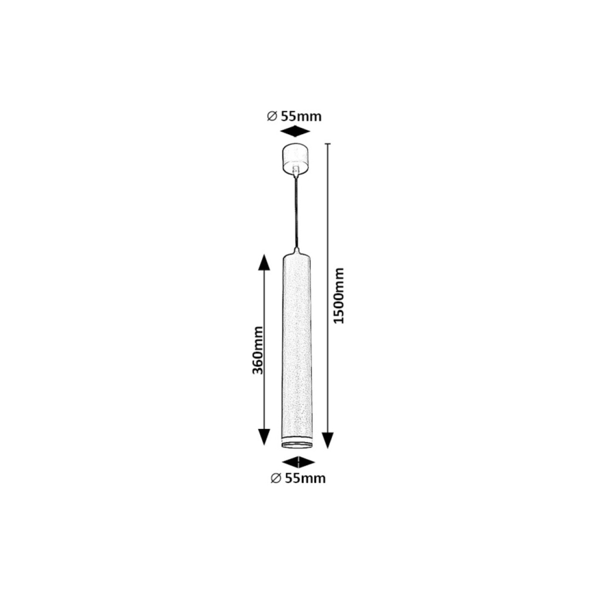 Rabalux - Lustr na lanku 1xGU10/5W/230V