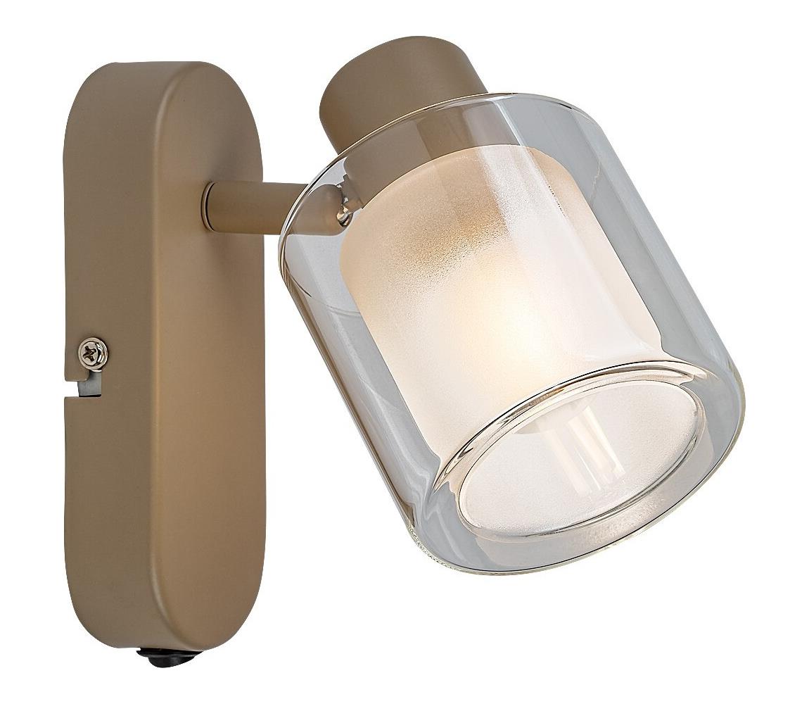 Rabalux 73063 - Nástěnné bodové svítidlo MIRRAL 1xE14/15W/230V 73063 Hnědá