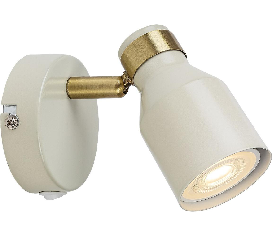 Rabalux 73095 - Nástěnné bodové svítidlo NEZORI 1xGU10/15W/230V 73095 Krémová