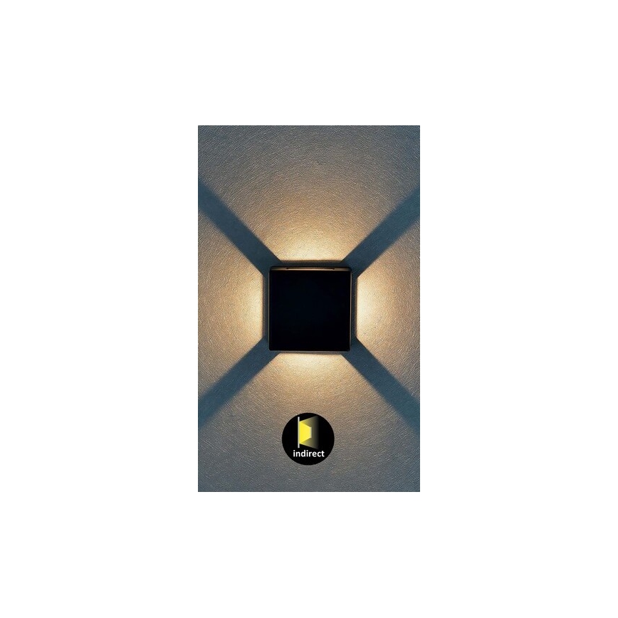 Rabalux - LED Venkovní nástěnné svítidlo LED/6W/230V IP54 černá