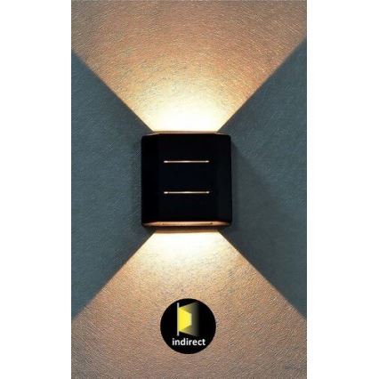 Rabalux - LED Venkovní nástěnné svítidlo LED/6W/230V IP54 černá