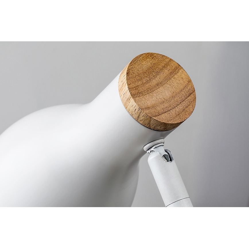 Rabalux - Stmívatelná dotyková stolní lampa s bezdrátovým nabíjením 1xE14/25W/230V kaučukovník