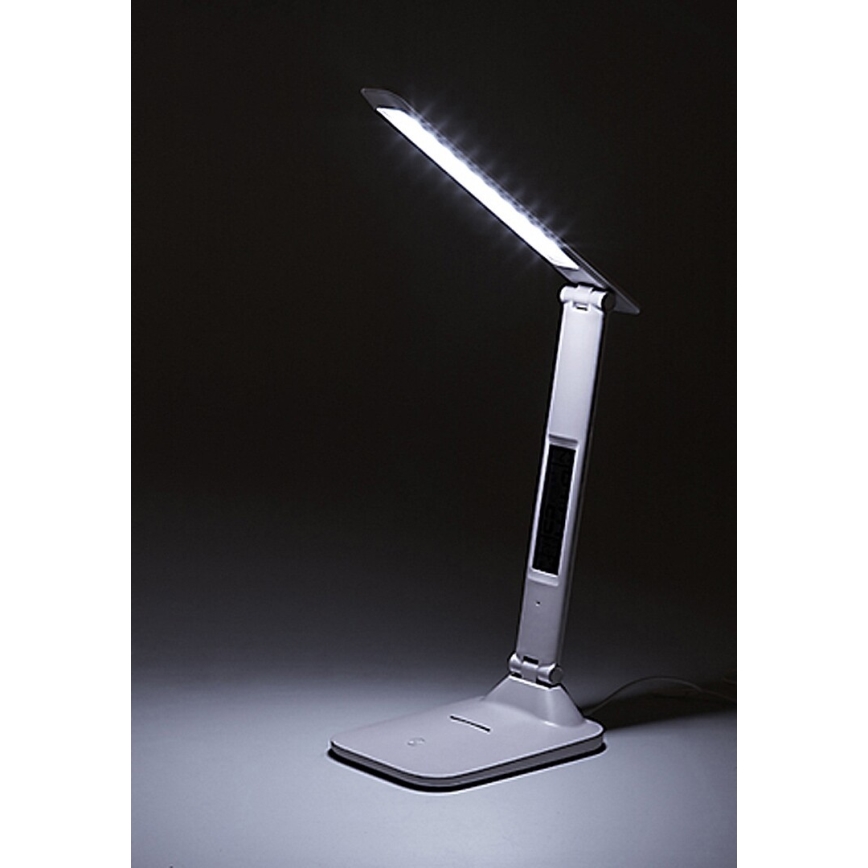Rabalux - LED Stmívatelná stolní lampa s displejem LED/5W/5V 2600mAh 3000-6000K
