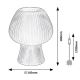 Rabalux - Stolní lampa 1xE14/60W/230V bílá