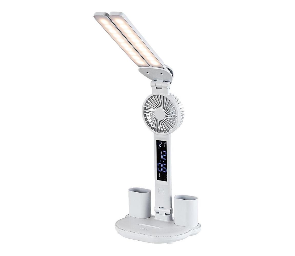 Rabalux 74030 - LED Stm stolní lampa s látorem NOVILO LED/7W/5V 74030 Bílá