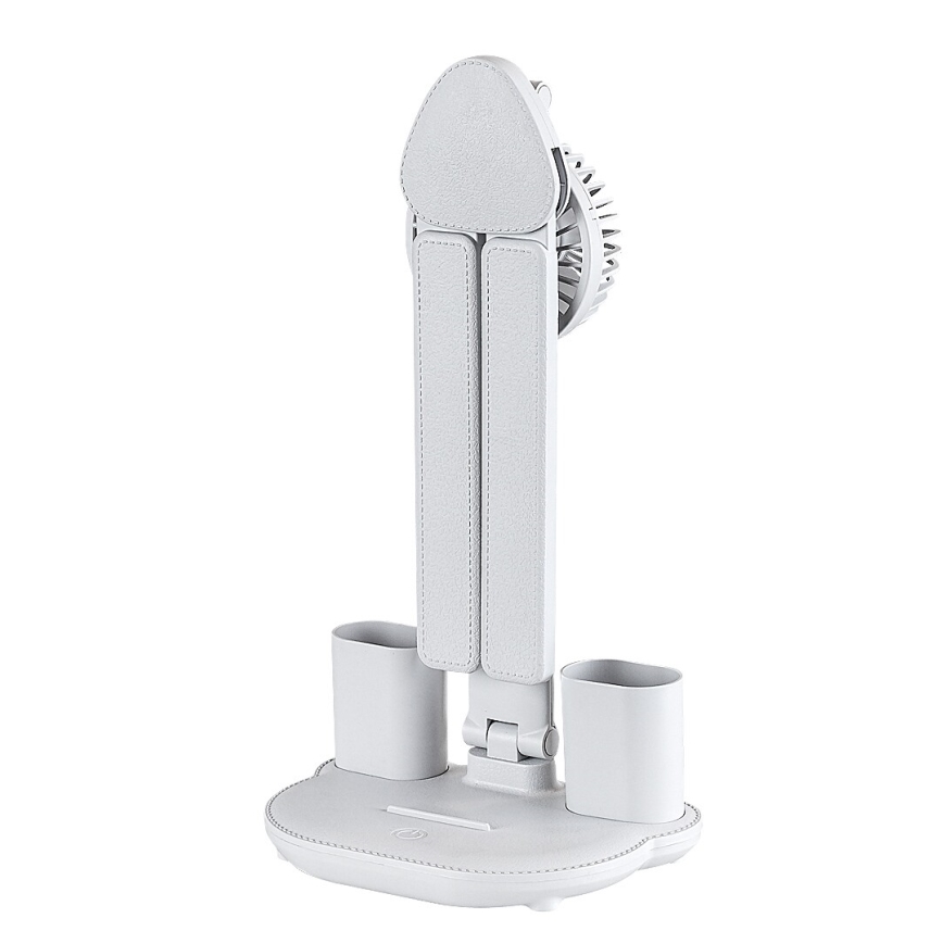 Rabalux - LED Stmívatelná stolní lampa s ventilátorem LED/7W/5V 3000/4000/6500K