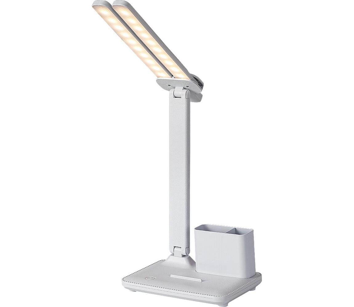 Rabalux 74032 - LED Stmívat dotyková stolní lampa ELUMO 5W/5V 3000/4000/6500K 74032 Bílá