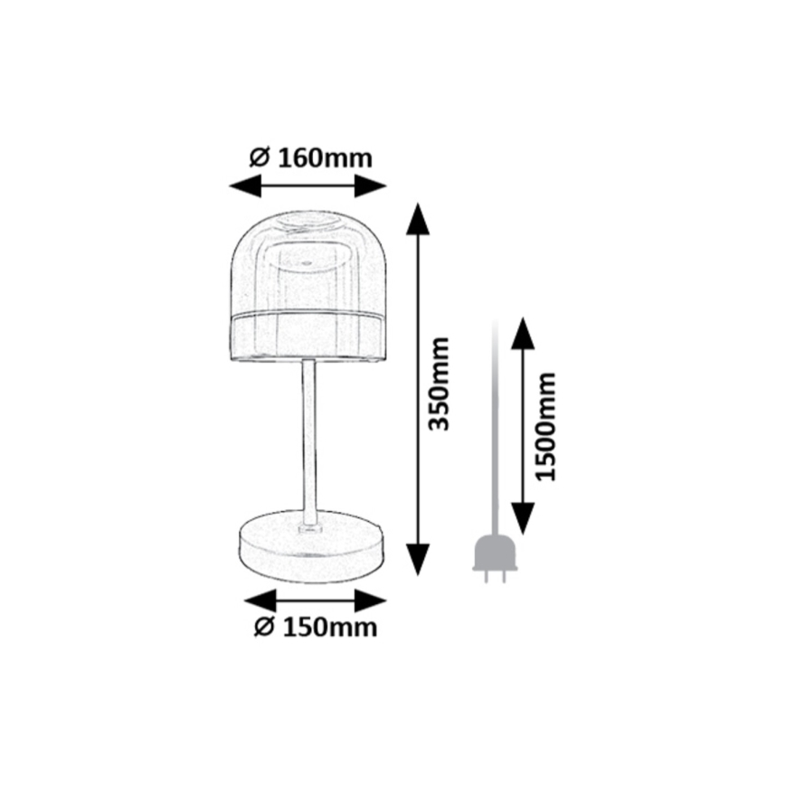 Rabalux - LED Stmívatelná stolní lampa LED/13W/230V 3000/4000/6000K