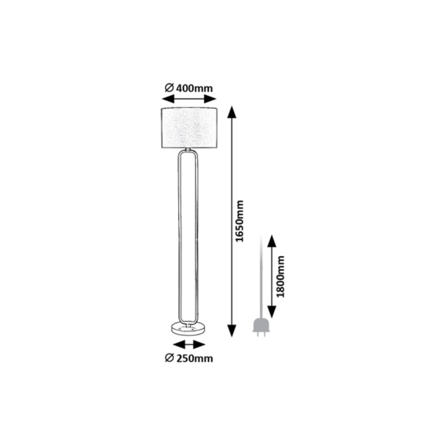 Rabalux - Stojací lampa 1xE27/60W/230V