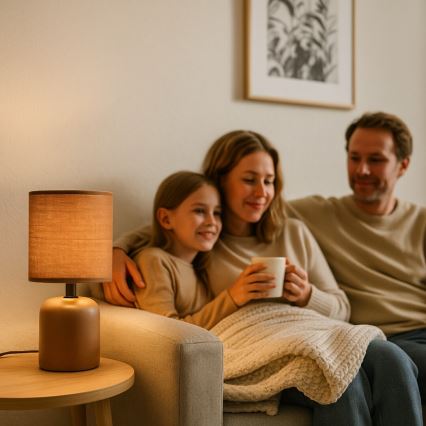 Rabalux - Stolní lampa 1xE14/40W/230V hnědá