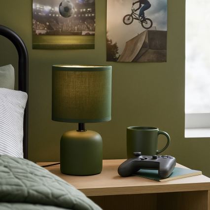 Rabalux - Stolní lampa 1xE14/40W/230V zelená