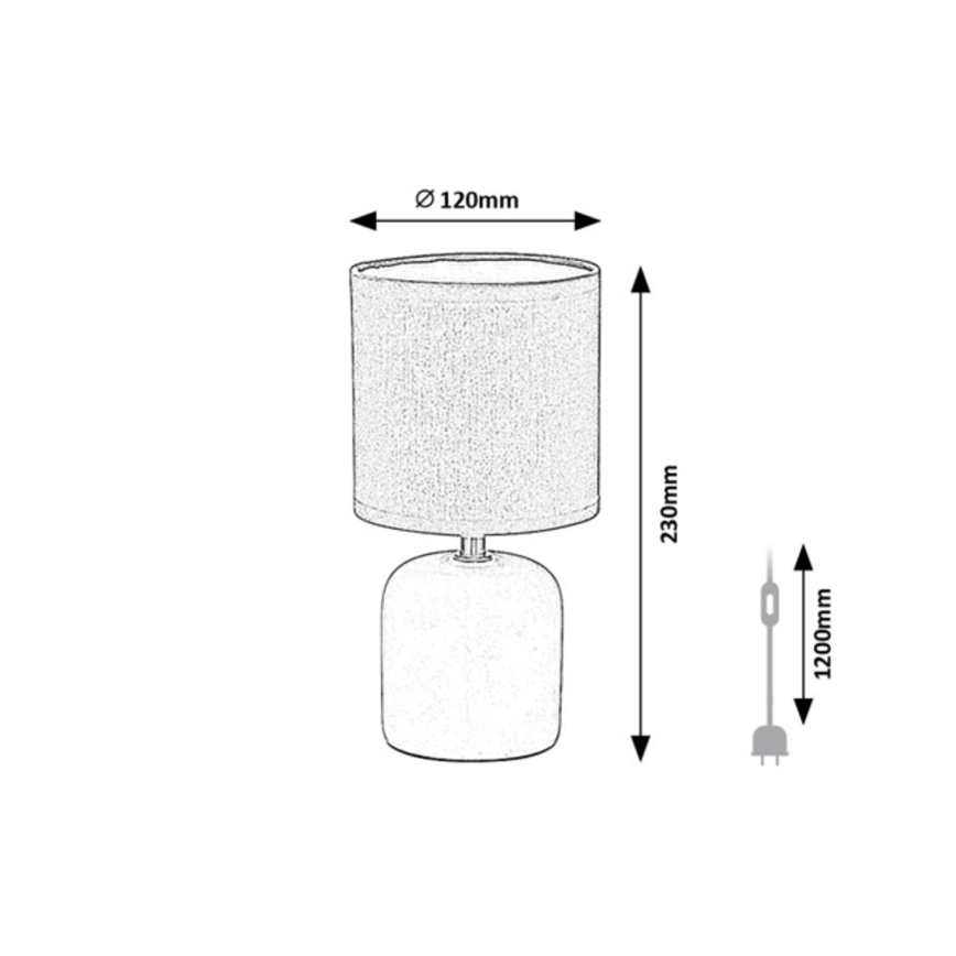 Rabalux - Stolní lampa 1xE14/40W/230V zelená