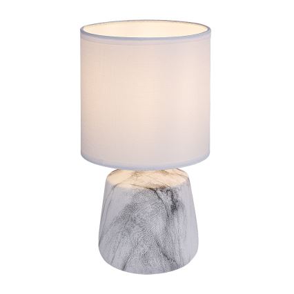 Rabalux - Stolní lampa 1xE14/40W/230V bílá/dekor mramoru
