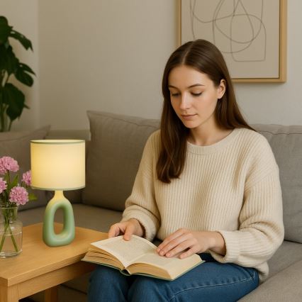 Rabalux - Stolní lampa 1xE14/40W/230V zelená