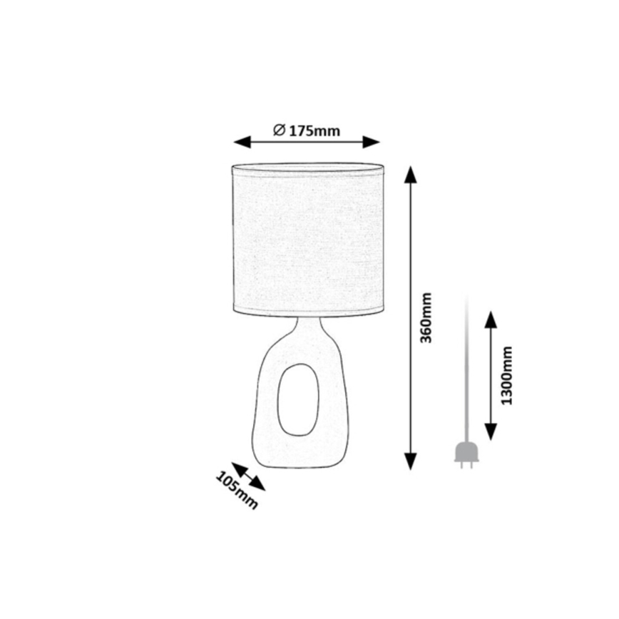 Rabalux - Stolní lampa 1xE14/40W/230V zelená
