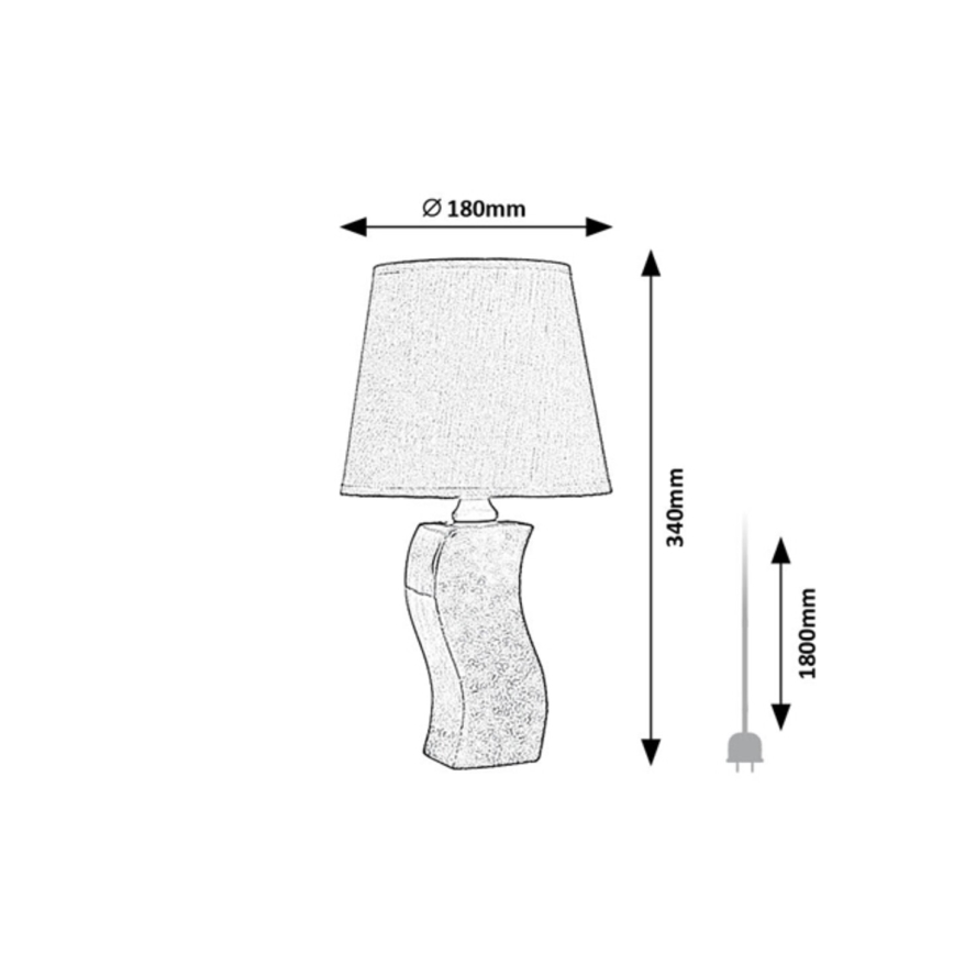 Rabalux - Stolní lampa 1xE14/40W/230V modrá