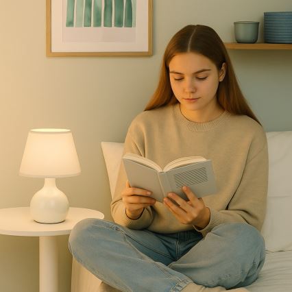 Rabalux - Stolní lampa 1xE14/40W/230V béžová