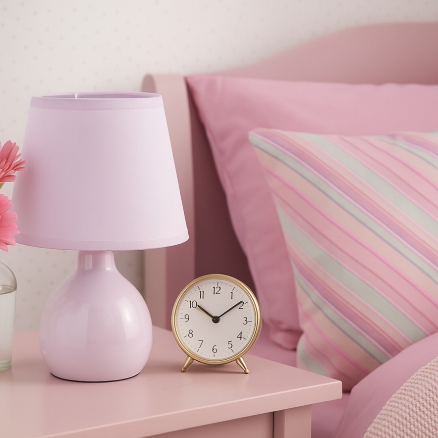 Rabalux - Stolní lampa 1xE14/40W/230V růžová