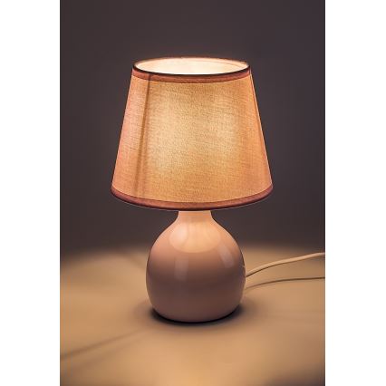 Rabalux - Stolní lampa 1xE14/40W/230V růžová