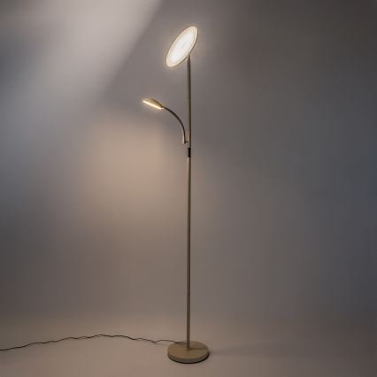 Rabalux - LED Stmívatelná stojací lampa LED/23W/230V 3000/4200/6500 béžová