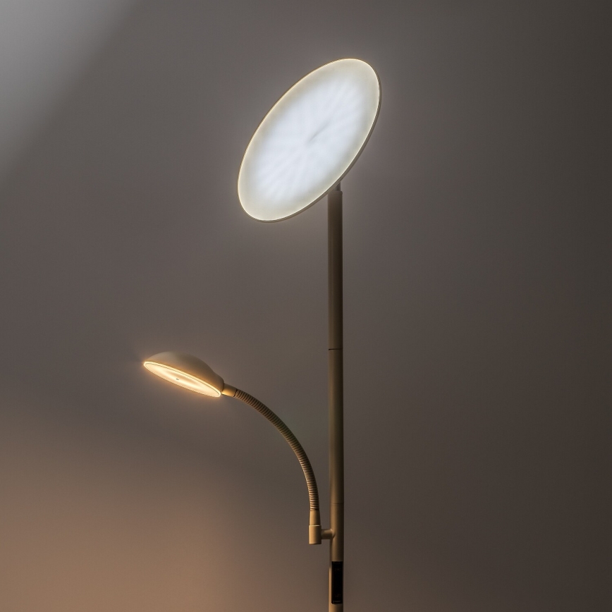 Rabalux - LED Stmívatelná stojací lampa LED/23W/230V 3000/4200/6500 béžová