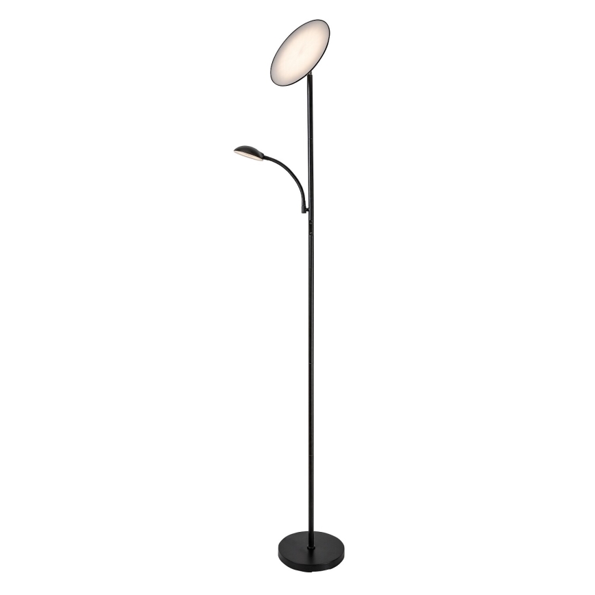 Rabalux - LED Stmívatelná stojací lampa LED/23W/230V 3000/4200/6500 černá