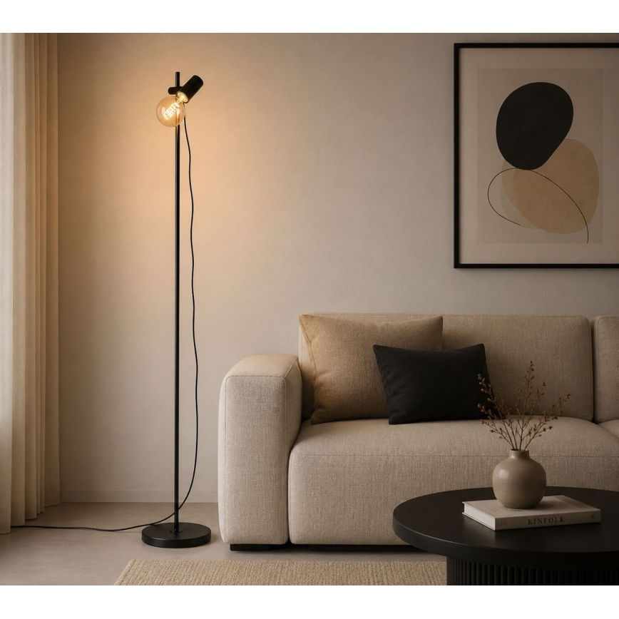 Rabalux - Stojací lampa 1xE27/60W/230V černá