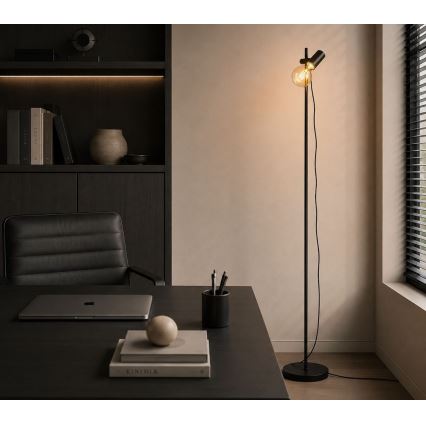 Rabalux - Stojací lampa 1xE27/60W/230V černá